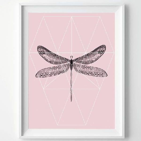 Plakát Pink Fly, A3