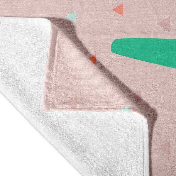 Heleroosa beebirätik 150x70 cm Panda - Moshi Moshi-image-1