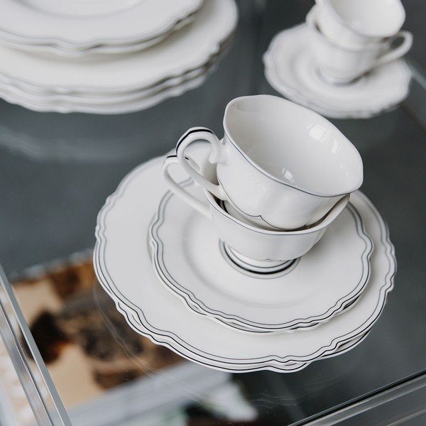 Valged portselanist tassid kahes komplektis, 190 ml Odette - S|P Collection-image-4