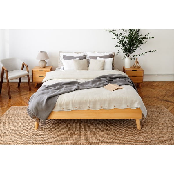 Pöögist kaheinimesevoodi 200x200 cm Greg - The Beds-image-1