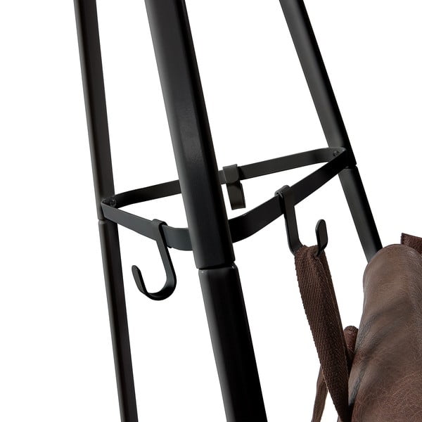 Must mantlihoidja, kõrgus 183 cm Stearn - Kave Home-image-2