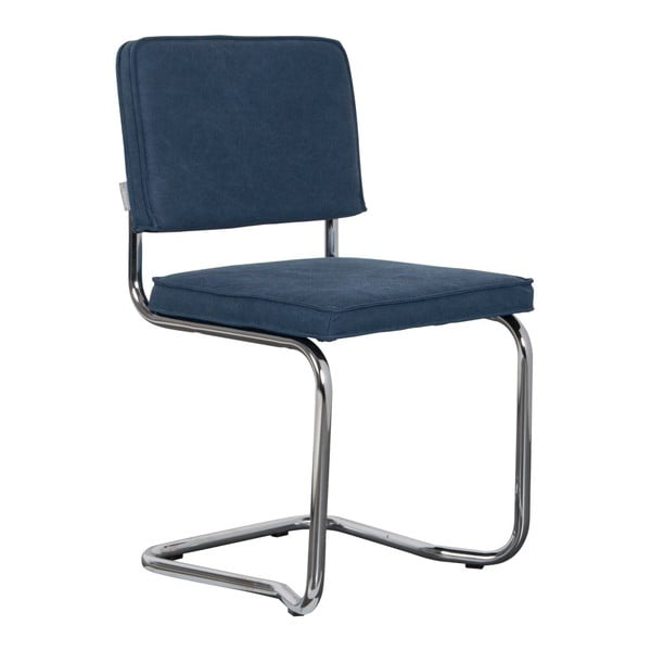 Sada 2 tmavě modrých židlí Zuiver Ridge Rib Kink Vintage