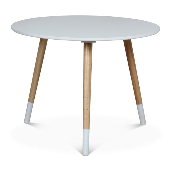Bílý příruční stolek Opjet Paris Vick, ⌀ 60 cm