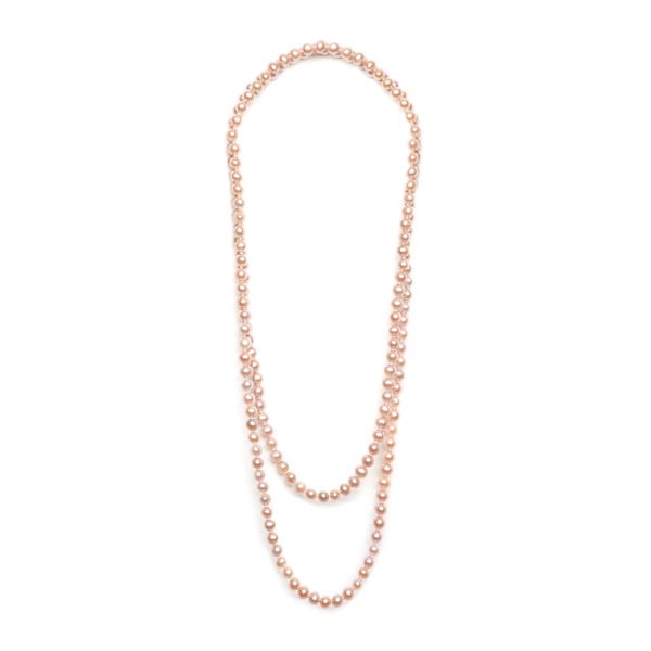 Růžový perlový náhrdelník GemSeller Leen