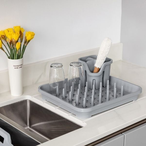 Hall plastikust tilkumisalus 38x33,5 cm Eco Range – Addis-image-1