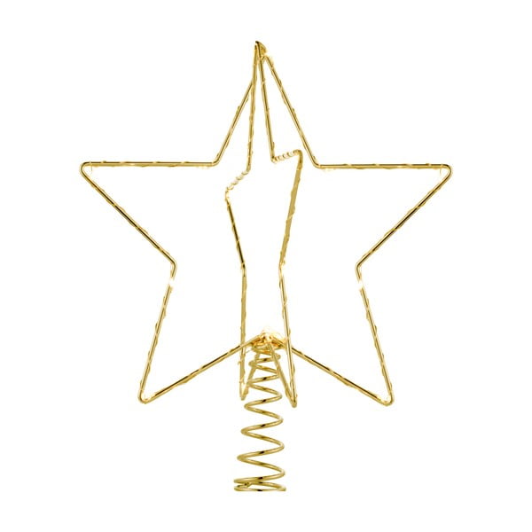 LED puuotsik kuldne, kõrgus 25 cm Christina - Sirius