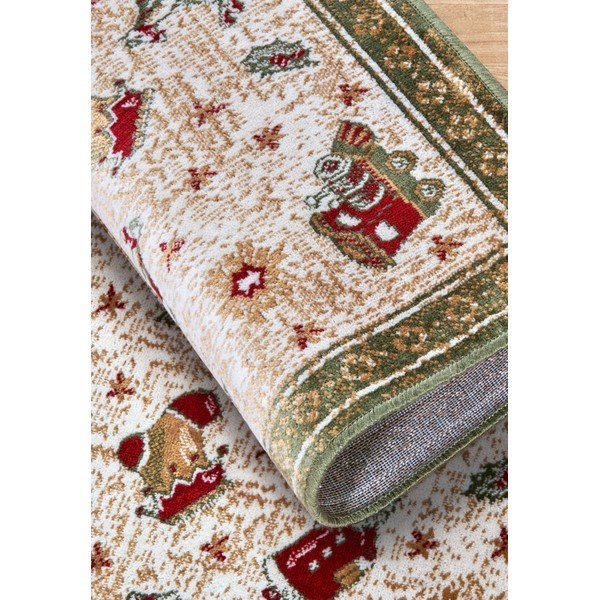 Roheline jõulumotiividega puuvillaseguga vaip 50x80 cm Toy's Delight Green Christmas - Villeroy&Boch-image-4