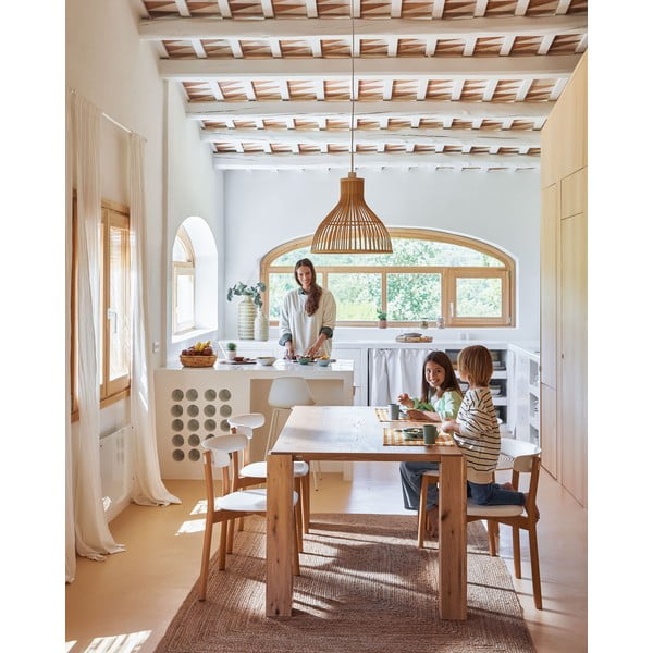 Tammespoonist söögilaud 90x160 cm Deyanira - Kave Home-image-2