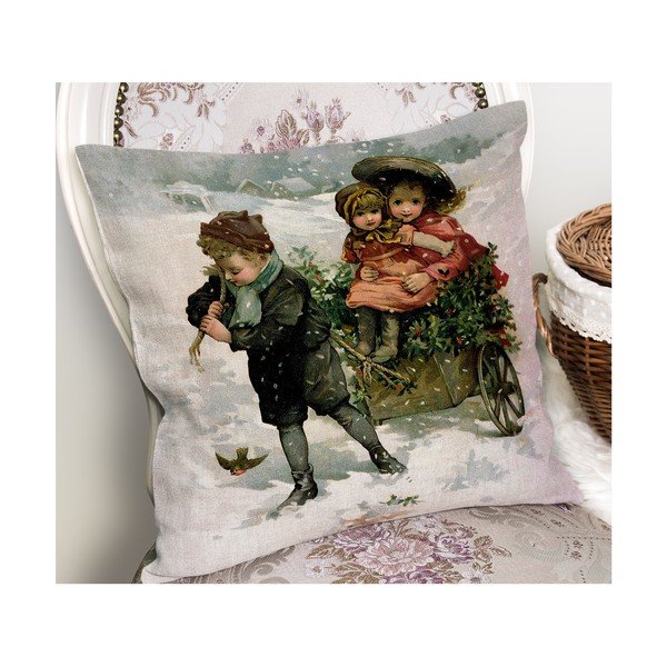 Jõulumotiividega padjapüür 43x43 cm - Mila Home-image-2