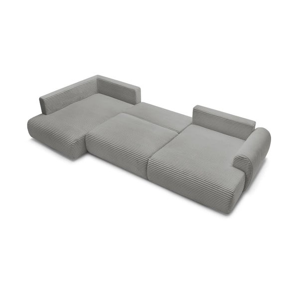 Tumehall velvetist nurgadiivanvoodi (parem nurk/U-kujuline) Lucien - Bobochic Paris-image-4