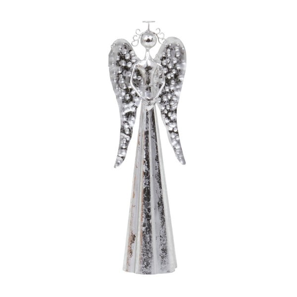 Dekorace Archipelago Small Silver Angel, 30 cm