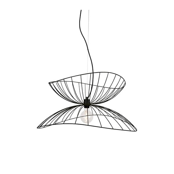 Černé závěsné svítidlo Globen Lighting Ray, ø 70 cm