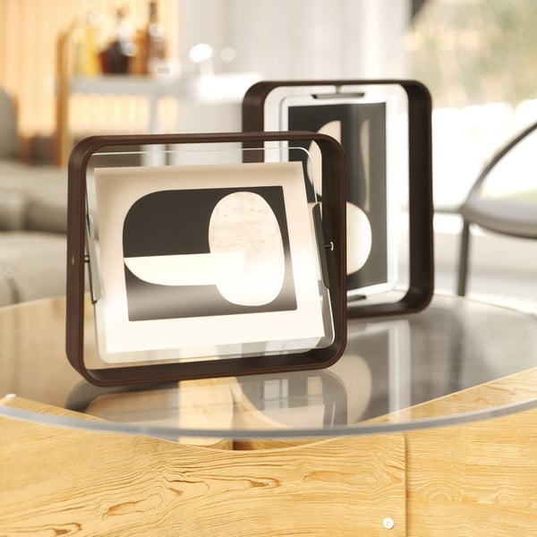 Tumepruun puidust seisev raam 26x31,5 cm Bellwood - Umbra-image-4