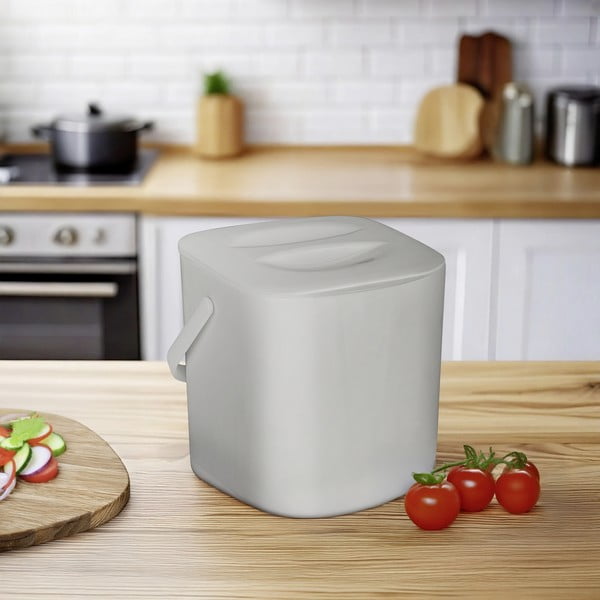 Helehall komposteeritav jäätmekonteiner 3 l Conny - Wenko-image-1