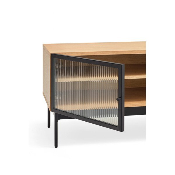 Tammepuidust vineeriga TV-kapp Blur - Teulat-image-3