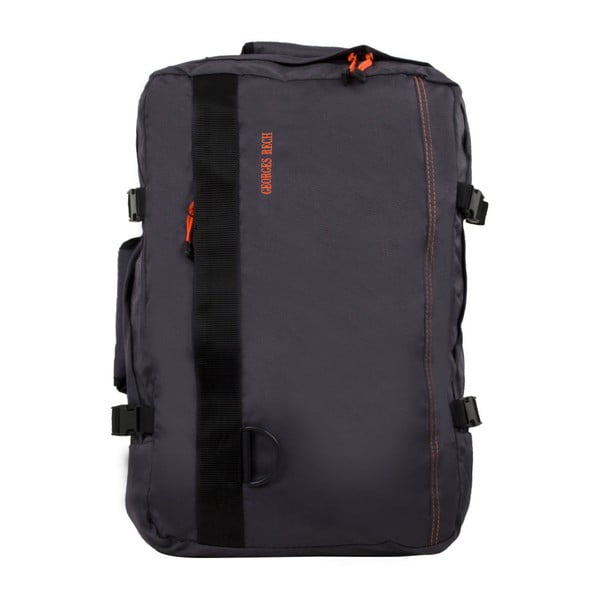 Cestovní batoh s oranžovými detaily Unanyme Georges Rech, 39 l