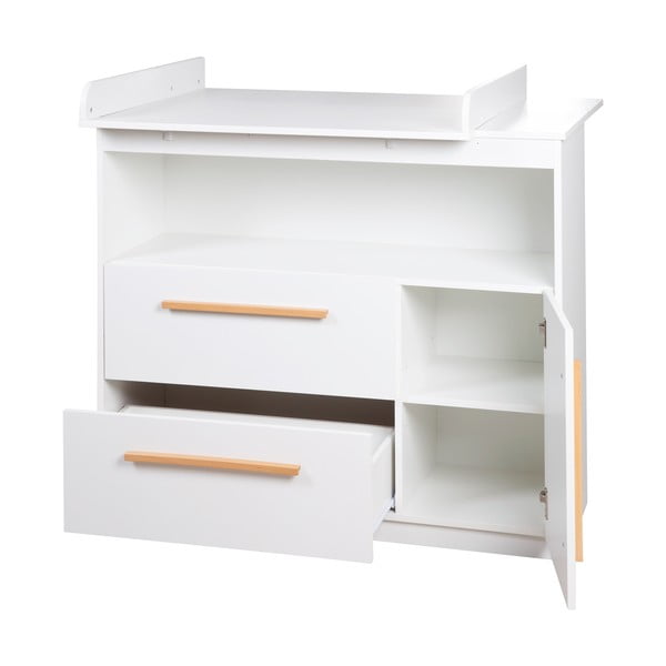 Valge madal laste kummut 107x98 cm Lilo - Roba-image-2