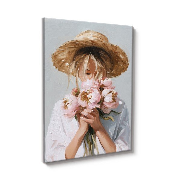 Käsitsi maalitud elementidega maal 70x100 cm Estelle - Styler-image-4