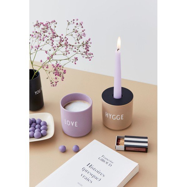 4 musta küünlajalga komplekt - Design Letters-image-1