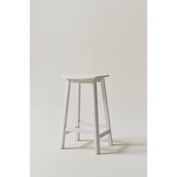 Valge baaritool saarepuust (istme kõrgus 65 cm) Selene - Jotex-image-1