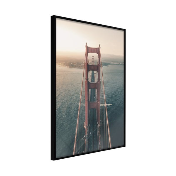 Plakat raamis I, 20 x 30 cm Bridge in San Francisco - Artgeist