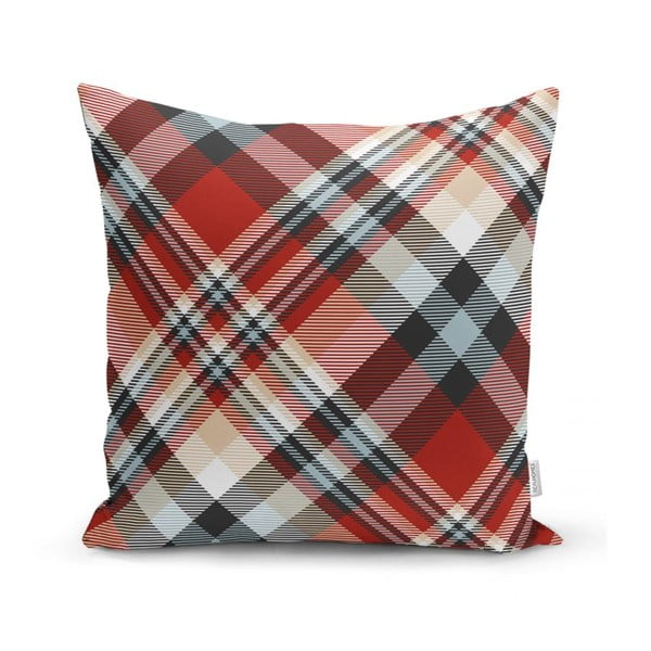 Punane dekoratiivne padjapüür flanell, 35 x 55 cm - Minimalist Cushion Covers