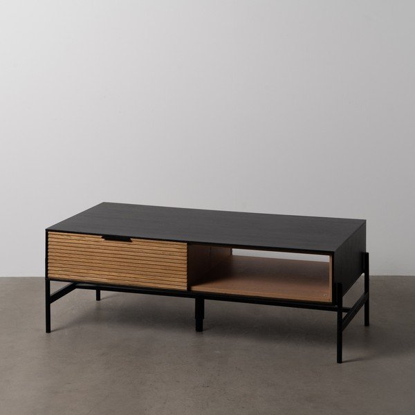 Must-pruun diivanilaud 60x124 cm Orleans - Ixia-image-1