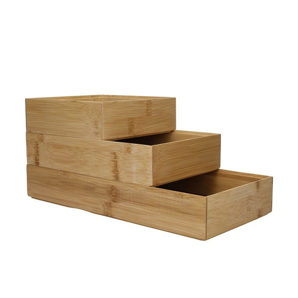 Bambusest sahtlite korraldajad 3 komplektis Copco - Kitchen Craft-image-3