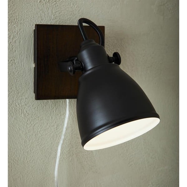 Must seinavalgusti , kõrgus 18,5 cm Native - Markslöjd-image-1