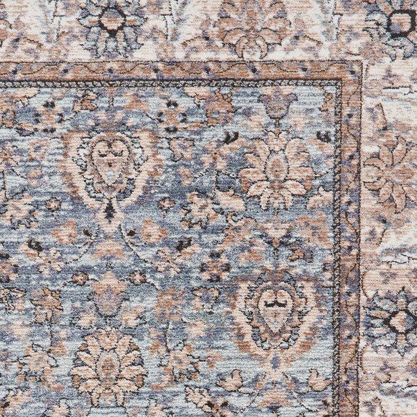 Sinine-kreem koridorivaip 80x300 cm Vintage - Think Rugs-image-3