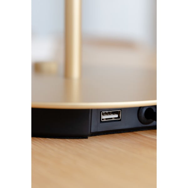 Oranž dimmerdatav LED lauavalgusti metallist lambivarjuga (kõrgus 41,5 cm) Asteria Table - UMAGE-image-4