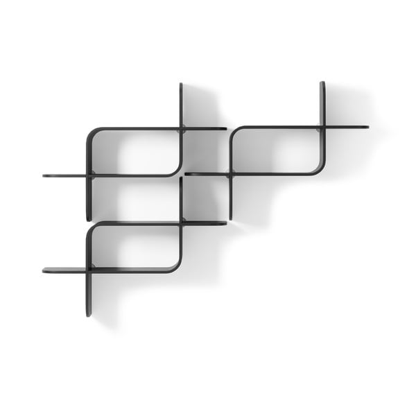 Must kummipuidust riiul 62 cm Montage - Umbra-image-4