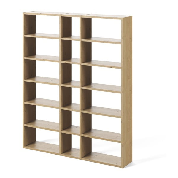 Raamaturiiul tammepuidust 182x224 cm Pombal - TemaHome-image-2