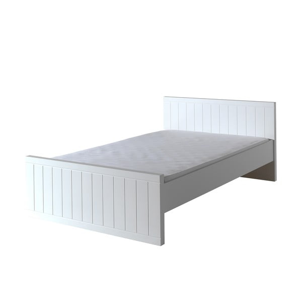Valge voodi , 120 x 200 cm Robin - Vipack