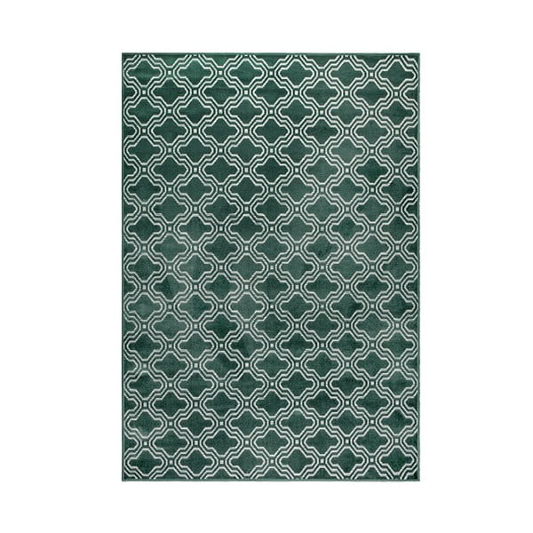 Zelený koberec White Label Feike, 160 x 230 cm