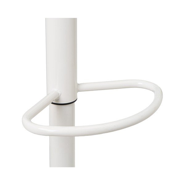 Valged kunstnahast reguleeritava kõrgusega baaritoolid 2tk komplektis (istme kõrgus 56,5 cm) - Casa Selección-image-3