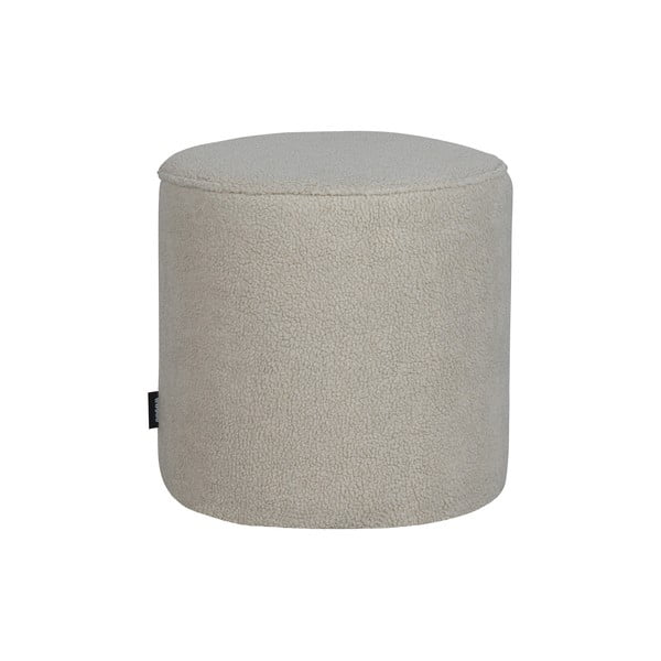 Beež pouf , ø 46 cm Sara - WOOOD-image-2