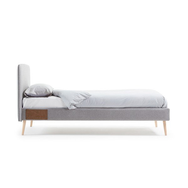 Hall polsterdatud voodi 90 x 190 cm Lydia - Kave Home-image-4