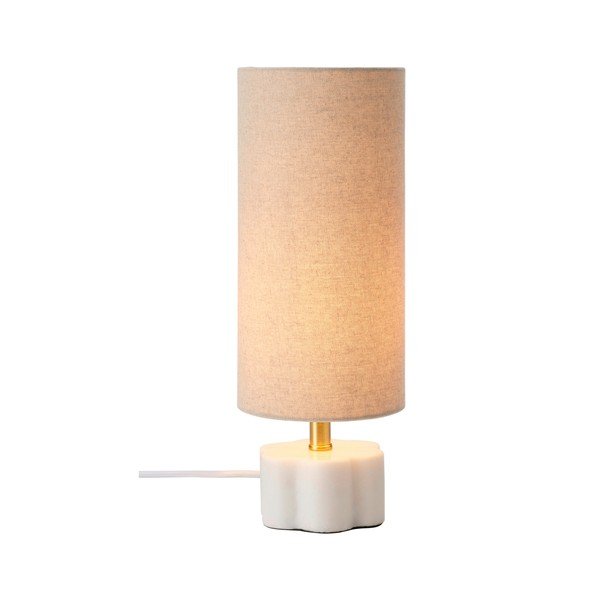 Valge/beež linane laualamp (kõrgus 33 cm) Joline - Ellos Home-image-3