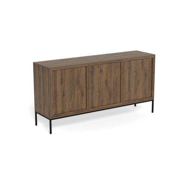 Tumeda naturaalse tammepuust kummut 158x80x40 cm Palmdale - Actona
