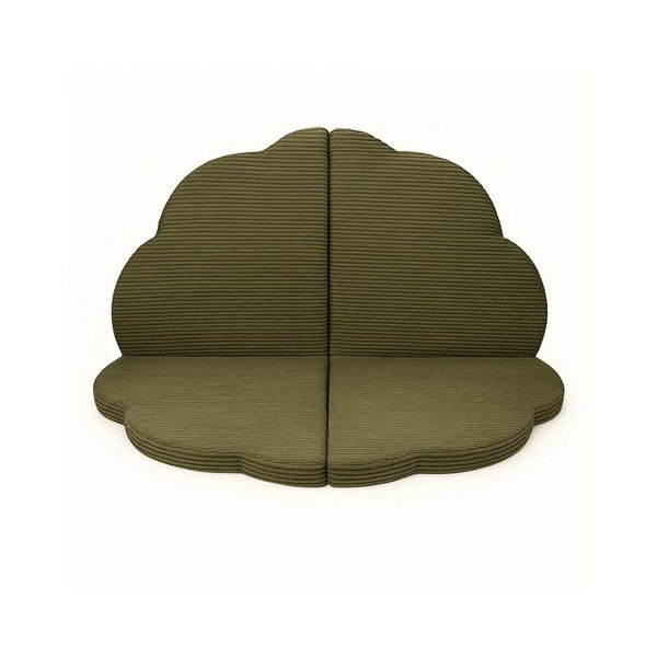 Khaki värvi laste mängumatt 160x160 cm - Meowbaby