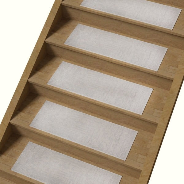 Kreemid puuvillased trepivaibad 16 tk komplektis 25x65 cm Milano Beyaz – Vitaus-image-2