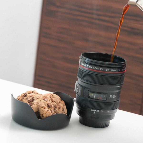 Must multifunktsionaalne reisikruus Lens, 400 ml - InnovaGoods-image-1