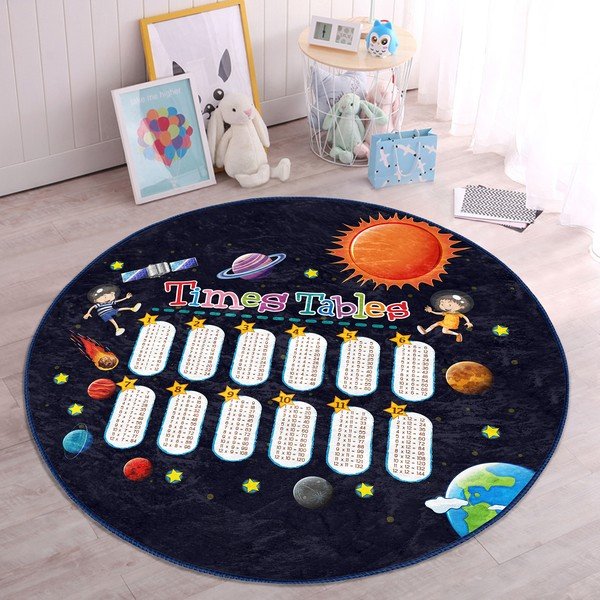 Must laste vaip ø 80 cm Comfort - Mila Home-image-2