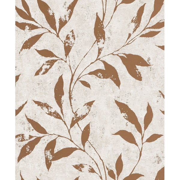 Fliistapeet 10 m x 53 cm Copper Leaves – Vavex