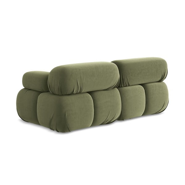 Heleroheline sametist moodulsofa 190 cm Lokua - Makamii-image-4