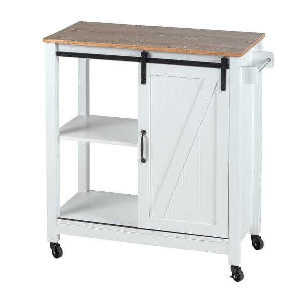 Serveerimislaud ratastel 40x80 cm Country House - Wenko-image-3