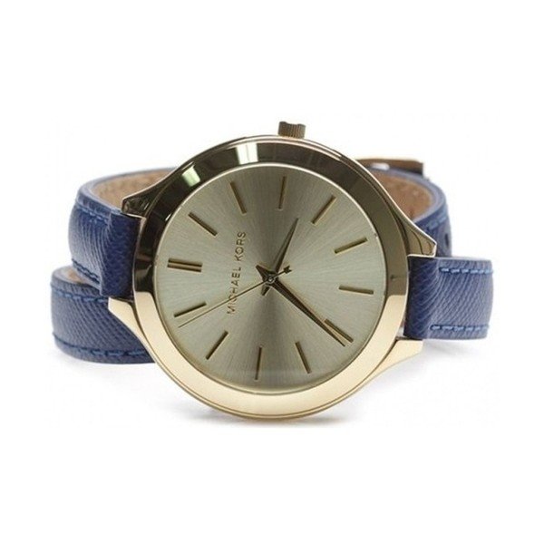 Hodinky s koženým řemínkem Michael Kors MK2286-image-1