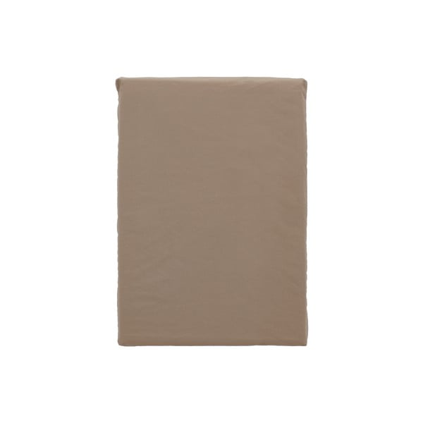 Pruun puuvill-perkalist voodipesu üheinimesevoodile 140x200 cm Crisp - Södahl-image-3