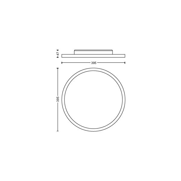 LED nutikas laevalgusti 24,5W Aurelle - Philips Hue-image-2